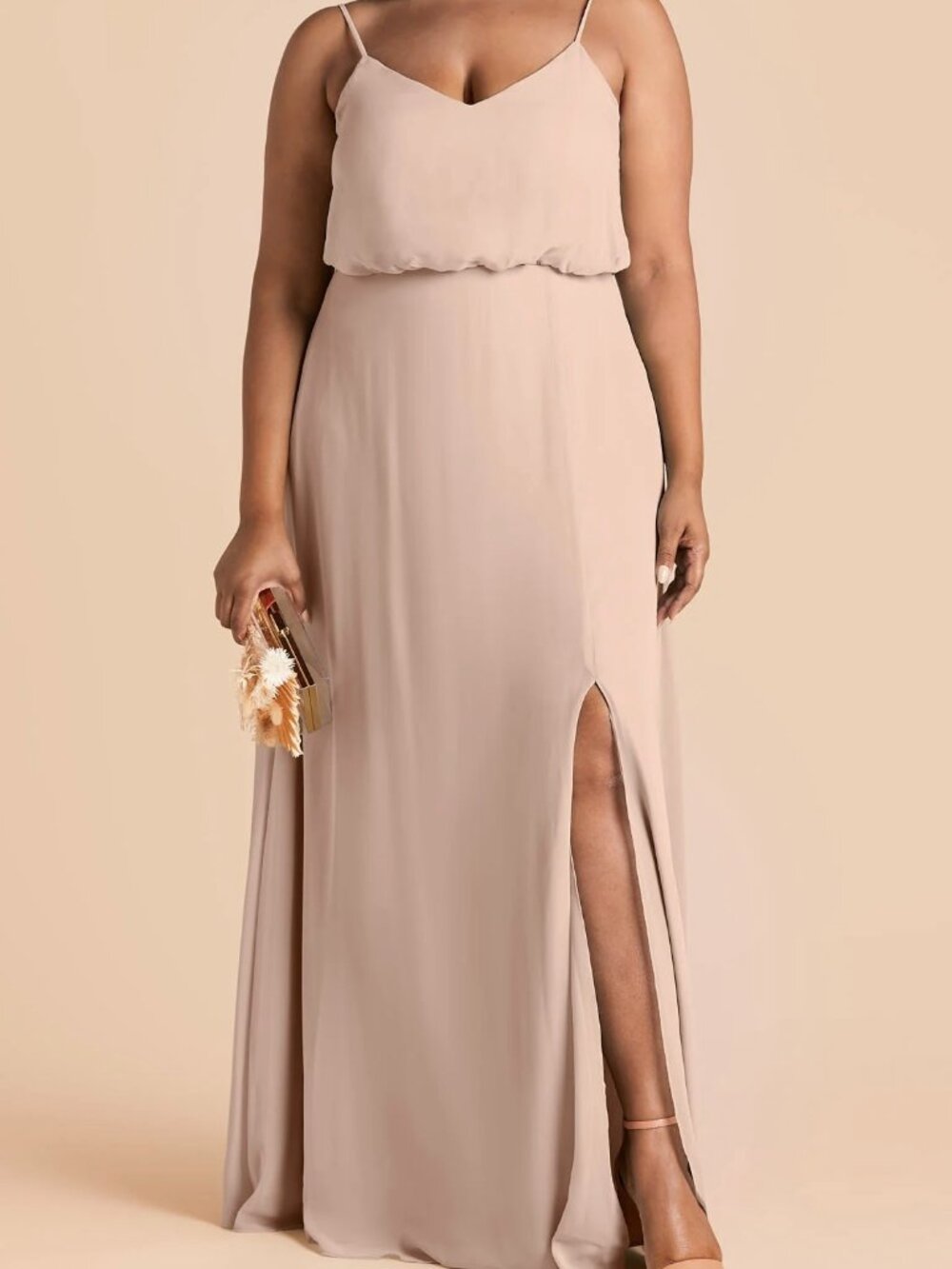 Birdy Grey Gwennie Dress Taupe Size L